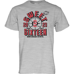 2023 Sweet 16 San Diego State Tee - Gray