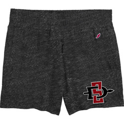 Womens Triblend Short SD Interlock - Charcoal