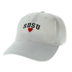 Cap SDSU Over Heart - White