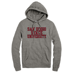 Triblend Hood San Diego State University - Gray