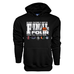 2023 SDSU Final Four Four Teams Hooded Sweatshirt - Black