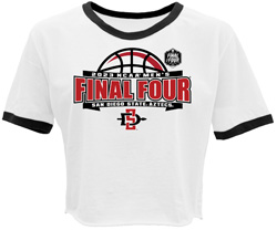 2023 Final Four Womens Crop Tee