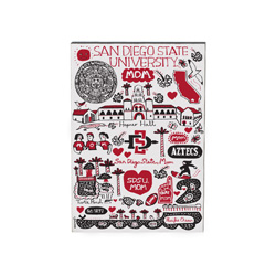 Jumbo Wood Magnet Julia Gash SDSU