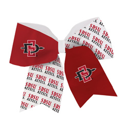 Ribbon Barrette SD Interlock And SDSU Logos