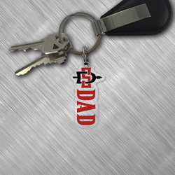 SD interlock Dad Acrylic Keytag