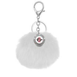 Pom Pom Keychain SD Interlock