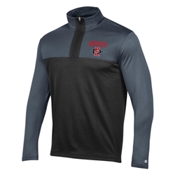 Poly Fleece 1/4 Zip Aztecs Over SD Interlock