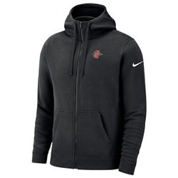 shopaztecs - 2023 Nike Sideline Club Fleece FZ Hoodie SD Interlock LC