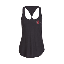 Twist Back Tank Left Chest SD Interlock