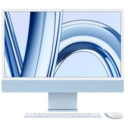 24-inch iMac: Apple M3 Chip With 8-core CPU And 8-core GPU, 256GB - Blue