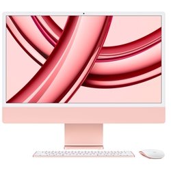 24-inch iMac: Apple M3 Chip With 8-core CPU And 8-core GPU, 256GB - Pink