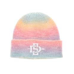 Tie-Dye Ribbed Beanie Pastels SD Interlock