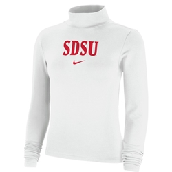 2023 Nike Sideline Womens Essential LS Mock Collar Top SDSU