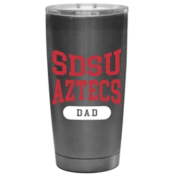 20oz Hot/Cold Travel Tumbler SDSU Dad