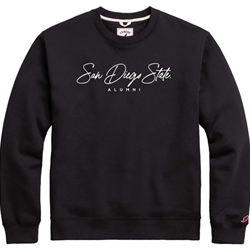 Crewneck Sweatshirt Script San Diego State over Alumni