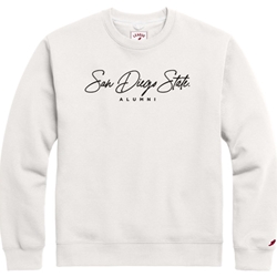 Crewneck Sweatshirt Script San Diego State over Alumni