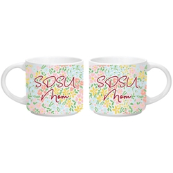 SDSU Mom Floral Mug