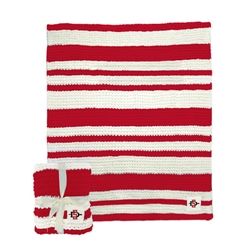 San Diego State Cable Knit Throw