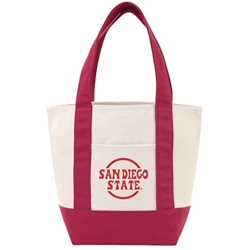 San Diego State Mini Canvas Tote Bag