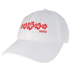 Adjustable Cap Hibiscus Row Over SDSU
