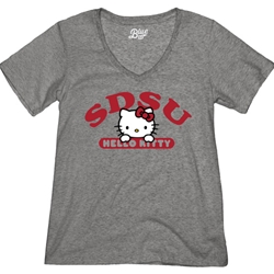 Womens SDSU Hello Kitty V-neck