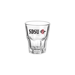 SD Interlock SDSU Shot Glass