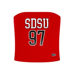 Women's Jersey Tube Top SDSU 97