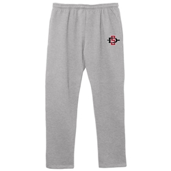Open Bottom Sweatpant Left Hip SD Interlock