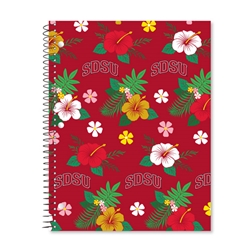 SD Interlock Tropical Hibiscus Notebook