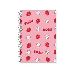 SDSU Strawberry Daisy Notebook