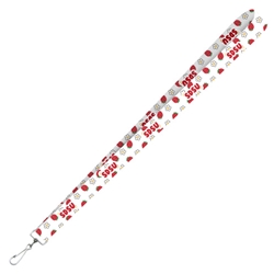 SDSU Strawberries and Daisies Lanyard