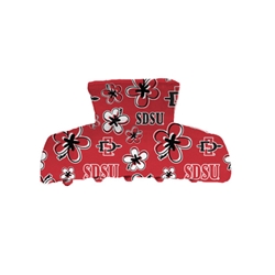 SDSU Hibiscus Claw Clip