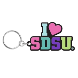 I Love San Diego State Keytag
