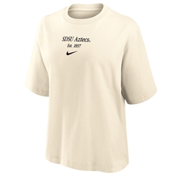 2025 Nike Sideline Women's Boxy Tee - Natural