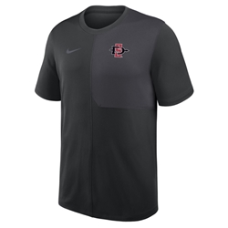 2025 Nike Sideline Dri-Fit Coach Top SD Interlock - Black