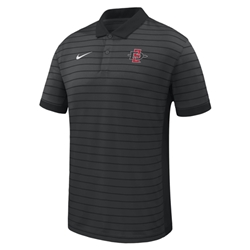 2025 Nike Sideline Coach's Victory Stripe Polo SD Interlock - Black