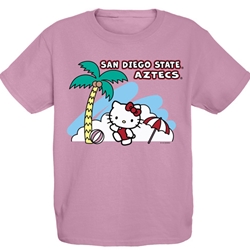 Youth SDSU Surf Hello Kitty Tee
