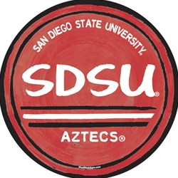 SDSU Aztecs Four Stripe Decal