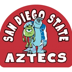 San Diego State Aztecs Mike and Sully Decal