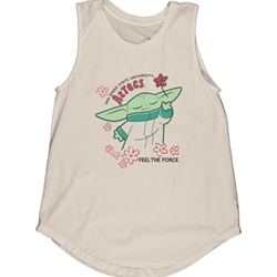 Womens SDSU Aztecs Flower Yoda tank