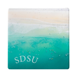 SDSU Coaster "La Jolla Shores" by Bommarito Art