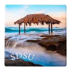 SDSU Coaster "Wild Tide" by Bommarito Art