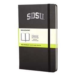 SDSU Moleskine Plain Hardcover Notebook - Black