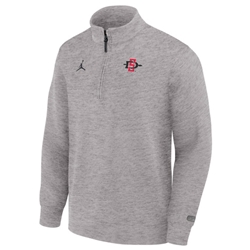 SD Interlock Nike Jordan Dri-Fit 1/2 Jumpan Zip - Gray