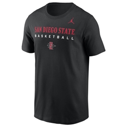 SD Interlock Nike Jordan Dri-Fit Basketball Tee-Black