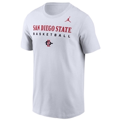 SD Interlock Nike Jordan Dri-Fit Basketball Tee-White