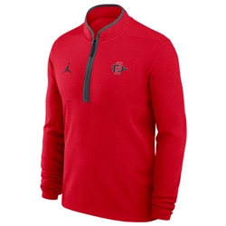 SD Interlock Nike Jordan Dri-Fit 1/4 Zip-Red