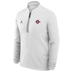 SD Interlock Nike Jordan Dri-Fit 1/4 Zip-White