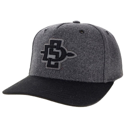 SD Interlock Wool Cut Above Cap - Gray and Black