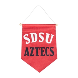 9" x 12" SDSU Aztecs Banner Hangup